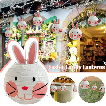 Easter Party Decorations Supplies Bunny Paper Lanterns Easter Party Favors Uscallm 2022 New Home Products #2289