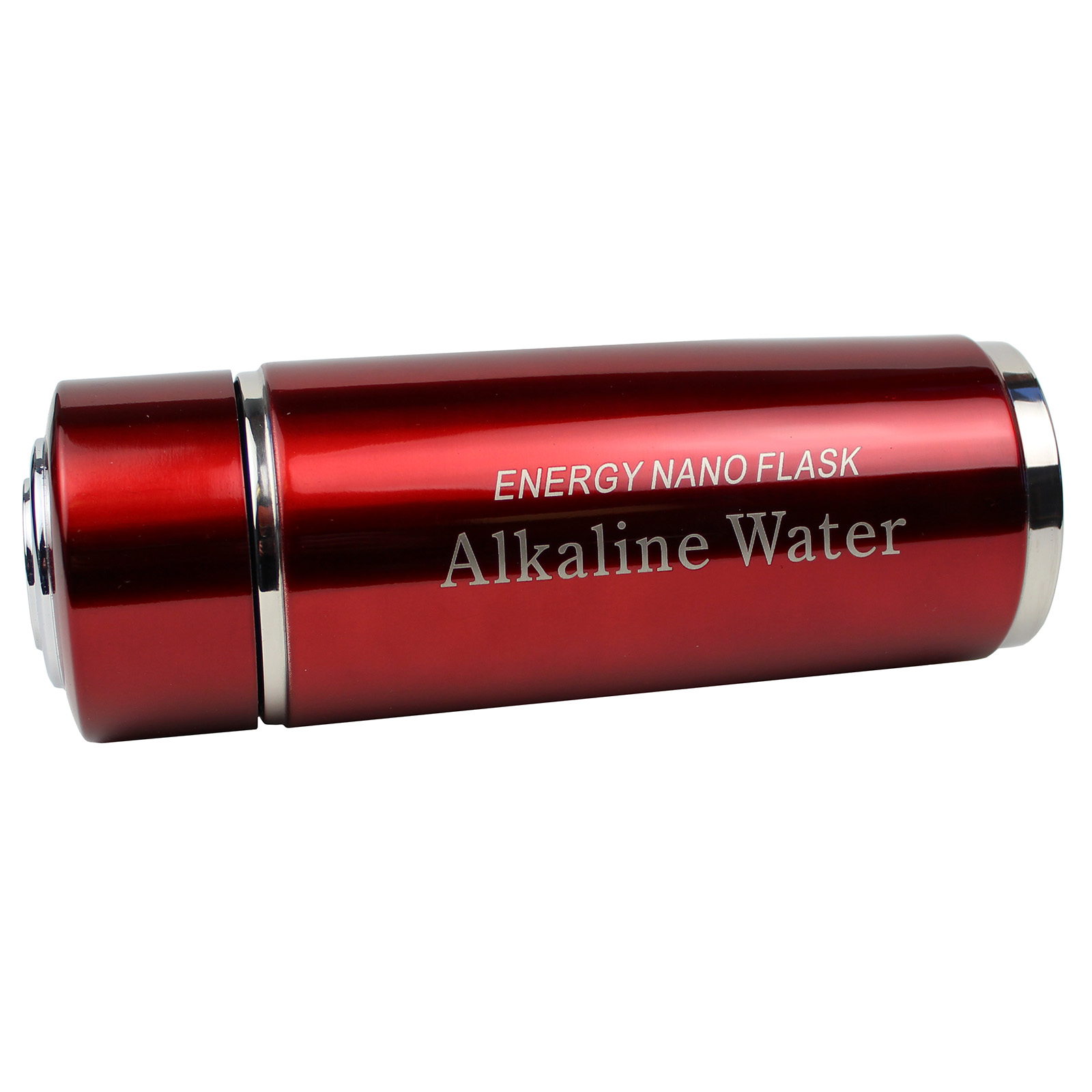 Red Alkaline Energy Flask PH Ionizer Water Bottle with Case