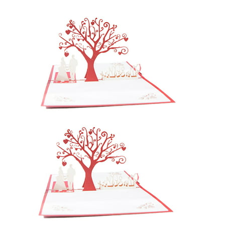 Usupdd Valentine S Day Card 3D Paper Carving Creative Handmade Paper Greeting Card Blessing Card Usupdd WLL220812-7681