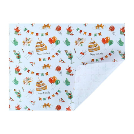 Usupdd Happy Birthday Wrapping Paper Gift Wrapping Paper 80g Cartoon Coated Paper Holiday Decoration 2022 New Home Decor WBB220905-5325