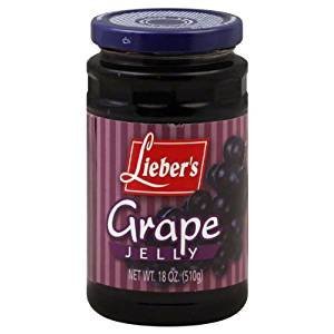 Lieber's Grape Jelly Kosher For Passover 2 Oz. Pack Of 3.