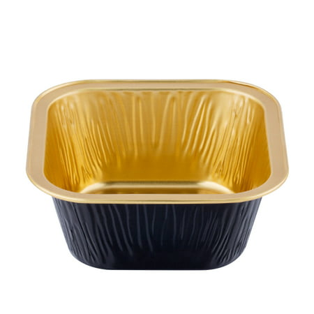 Buodes Foil Cupcake Cups Square Lid Cupcake Cups  Mini Cupcake Cups Kitchen Baking Cups 100 PCS