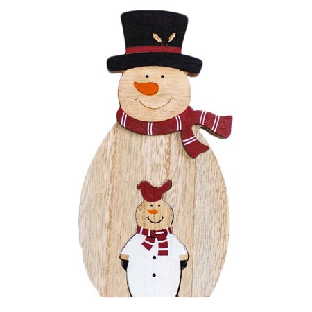 2022 Newest Wooden Mini Christmas Tree Desktop Ornaments Merry Christmas Party Decor LJ-C#19743 Wooden Mini Christmas