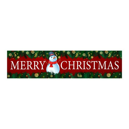 DDgui New Upgraded Merry Christmas Banner Decorations Plaid Banner for Indoor Outdoor Front Door Wall Christmas Decoration DDgui LEE220922-8775