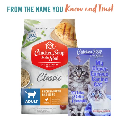 Chicken Soup for the Soul Pet Food - Indoor Cat Food, Chicken & Brown Rice Recipe, 4.5 Lb. Bag | Soy, Corn & Wheat Free, No Artificial Flavors or Pres thumbnail