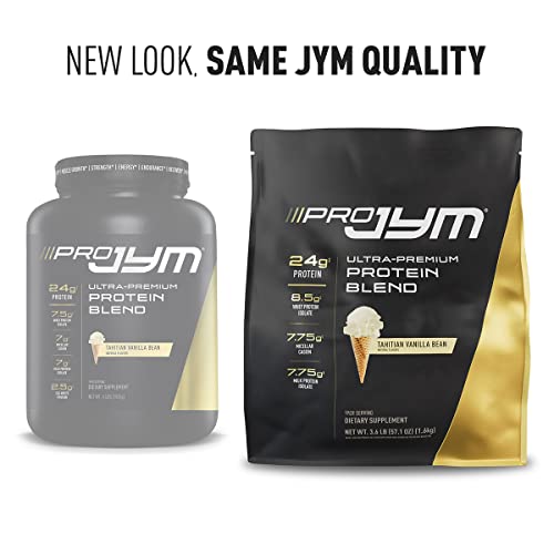 JYM Supplement Science, Pro JYM, Ultra-Premium Protein Blend, Tahitian Vanilla Bean, 1.7 Lb (792 G) thumbnail