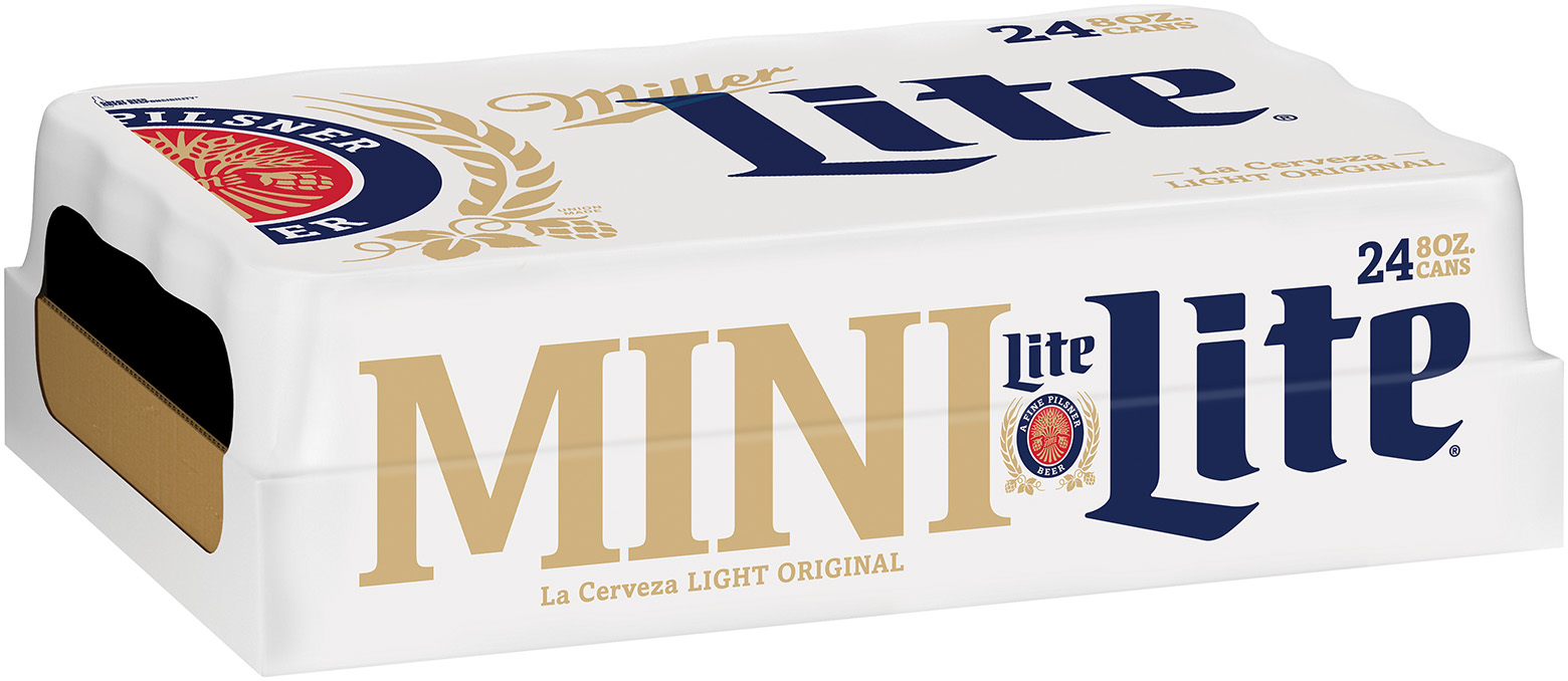 Miller Lite Beer, American Lager, 6 Pack Light Beer, 8 Fl. Oz. Cans, 4.2% ABV