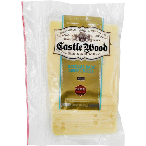 Natural Baby Sliced Swiss Cheese
