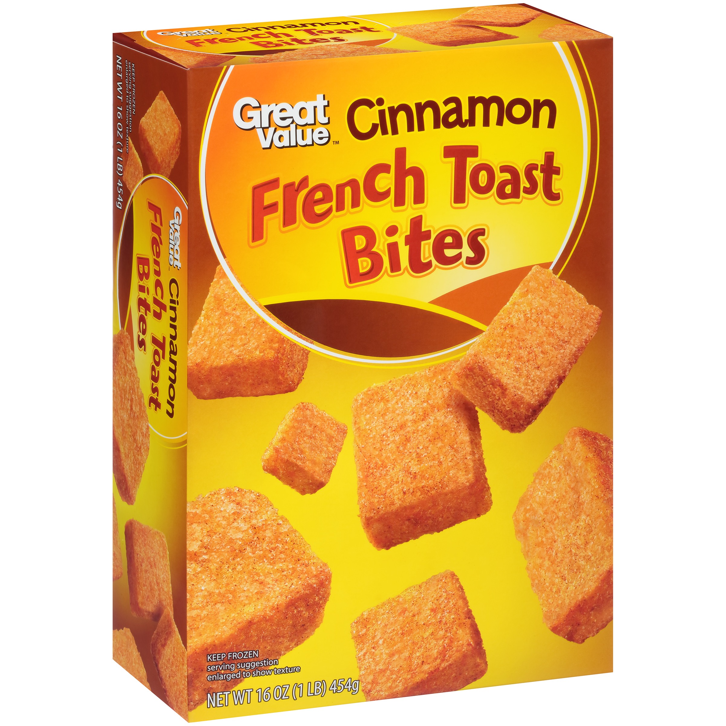 Great Value Cinnamon French Toast Bites 16 Oz. Box Image