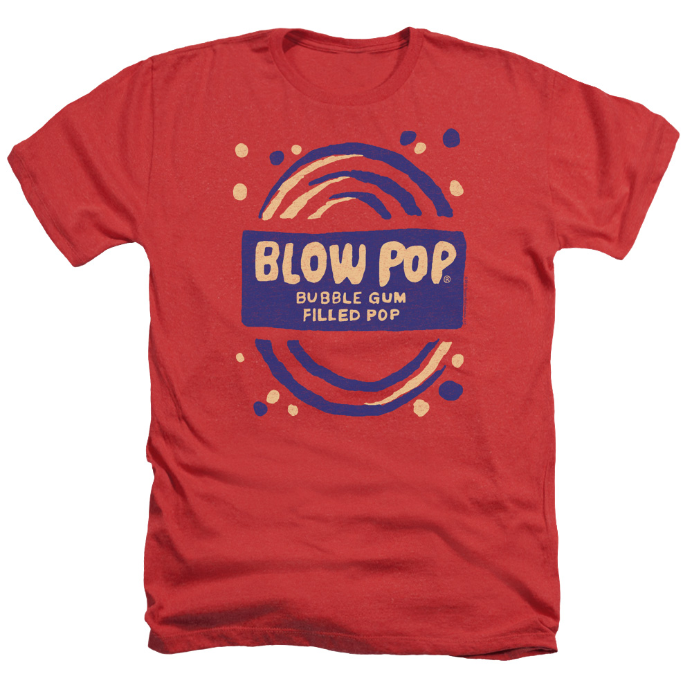 Tootsie Roll Chocolate Candy Lollipop Blow Pop Rough Painted Adult Hr Tshirt