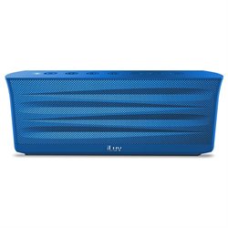 Iluv Mobiout Stereo Bluetooth Speaker W/ Jump-start Tech -blue(case of 8) Promo Item Your Logo Here