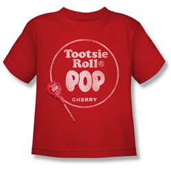 Tootsie Roll Chocolate Candy Tootsie Roll Pop Logo Juvenile T-shirt Tee