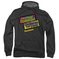 Warheads Brand Extreme Sour Hard Candy Face Your Challenge Adult PullOver Hoodie
