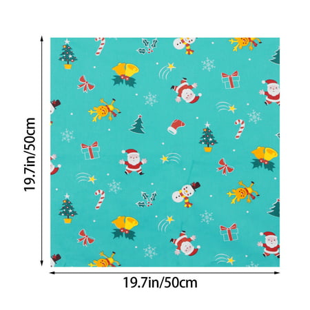 DDgui DIY Hand Stitched Children S Cotton Printed Christmas Elements Handkerchief 8pcs - 2022 New Toys DIY Hand a-a#1136 DDgui 220919-1136