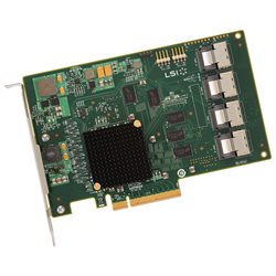 Lsi Logic 9201-16i 16-port Sas Controller - Serial Ata/600 - Pci Express 2.0 X8 - Plug-in Card - 4 Total Sas Port(s) - 4 Sas Port(s) Internal