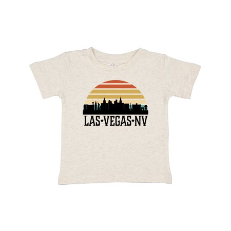 Inktastic Las Vegas Nevada Skyline Retro Gift Baby Boy or Baby Girl T-Shirt