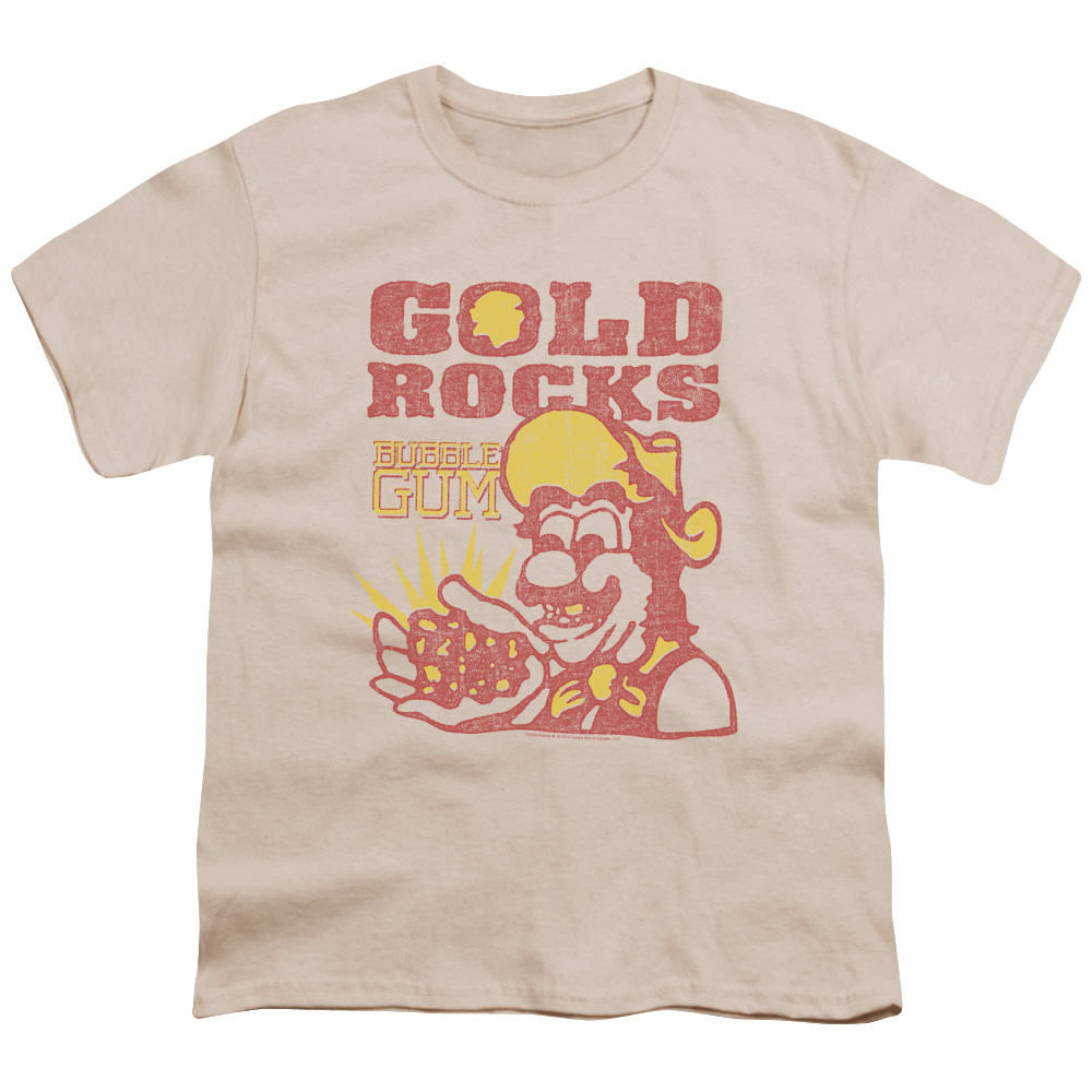 DUBBLE BUBBLE GOLD ROCKS - S/S YOUTH 18/1 - CREAM T-Shirt