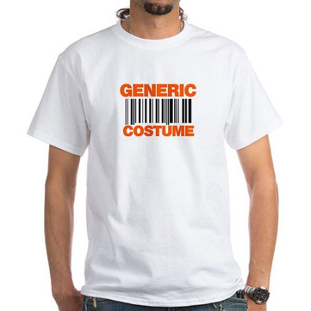 Cafepress Big and Tall Men's Generic Costume Barcode Graphic Tee