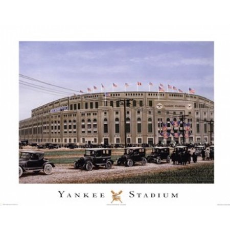 Yankee Stadium Poster Print by Darryl Vlasak (20 X 16)