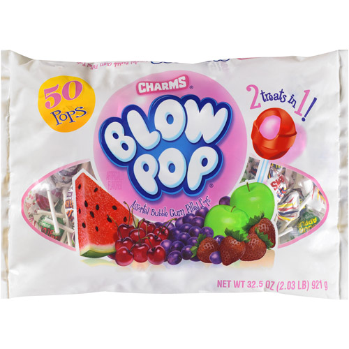 Assorted Bubble Gum Filled Pops