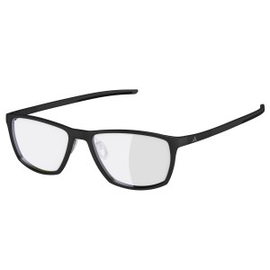 Adidas AF37 Lite Fit Full Rim SPX Plastic Full Frame Eyeglasses, 6051 Black Matte