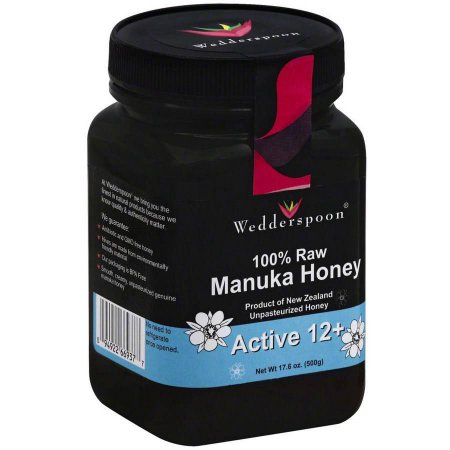 Wedderspoon 100% Raw Manuka Honey Active 12 Plus, 17.6 Ounce