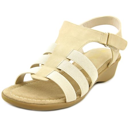 Mootsies Tootsies Nassau Women Open Toe Canvas Wedge Sandal