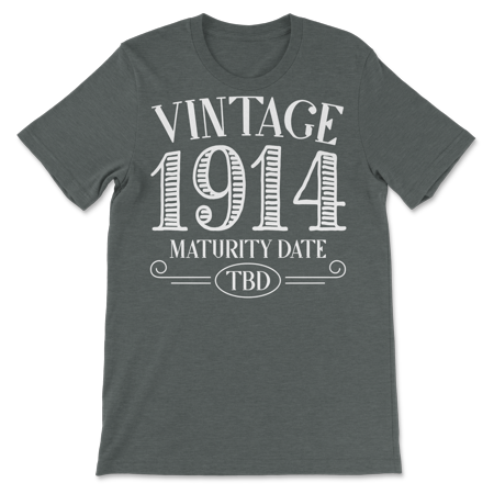 Born in Year 1914 Vintage Shirt - Maturity TBD