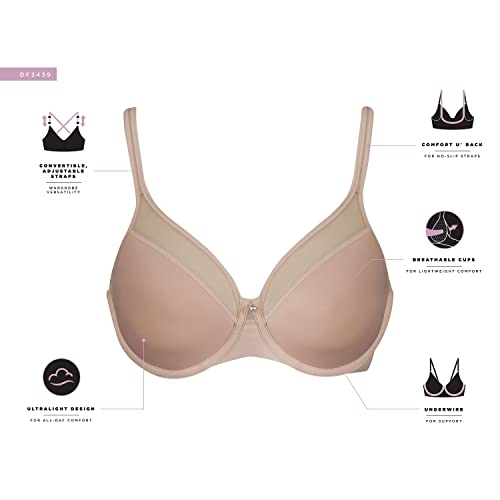 Bali Women's One Smooth U Ultra Light T-Shirt Bra thumbnail