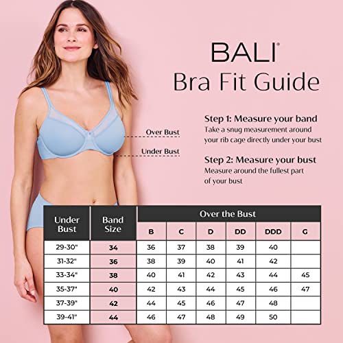Bali Women's One Smooth U Ultra Light T-Shirt Bra thumbnail