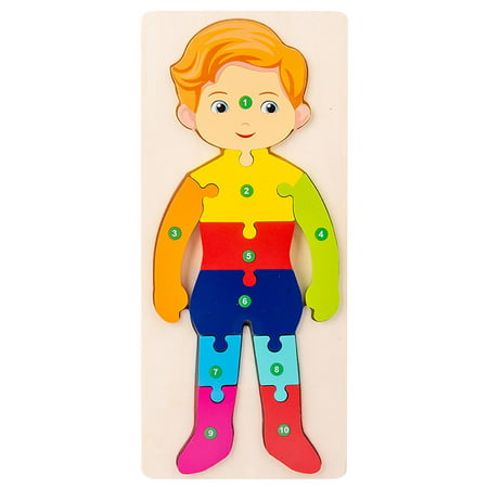 Usupdd New Wooden Puzzles 3D Puzzles for Toddlers Animals Puzzles for Kids WLL220810-9332