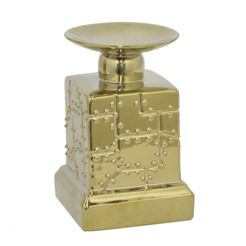 Benzara 42383 7' Ceramic Candle Holder