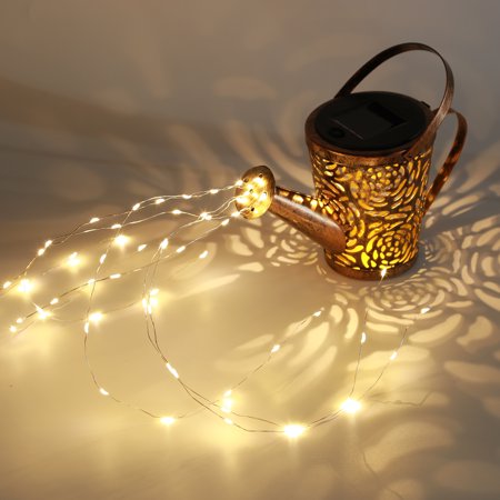 FunnyBeans Solar Watering Can Fairy Light  Star Shower Light  Solar Garden Decoration Path Lights (Warm White Lamp Without Bracket)