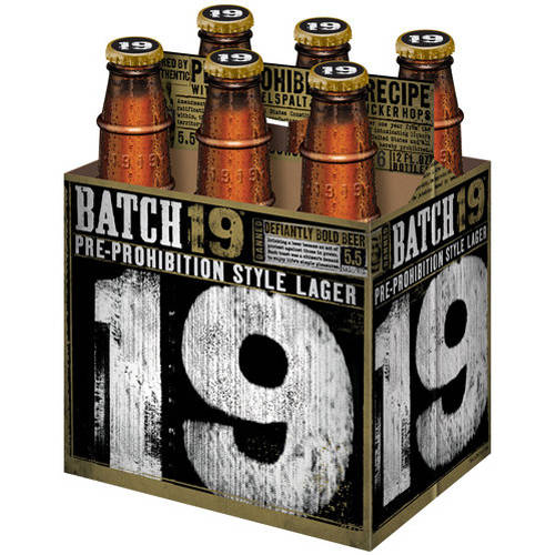 Batch 19 Pre-Prohibition Style Lager Beer, 6 Pack, 12 Fl Oz