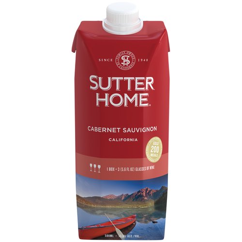 Sutter Home Wine Cabernet Sauvignon California Tetra Pack - 500 Ml