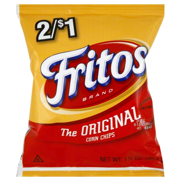 Frito Lay Fritos Corn Chips, 1.25 oz