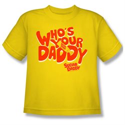 Tootsie Roll Chocolate Candy Who's Your Daddy Vintage Style Youth T-shirt Tee