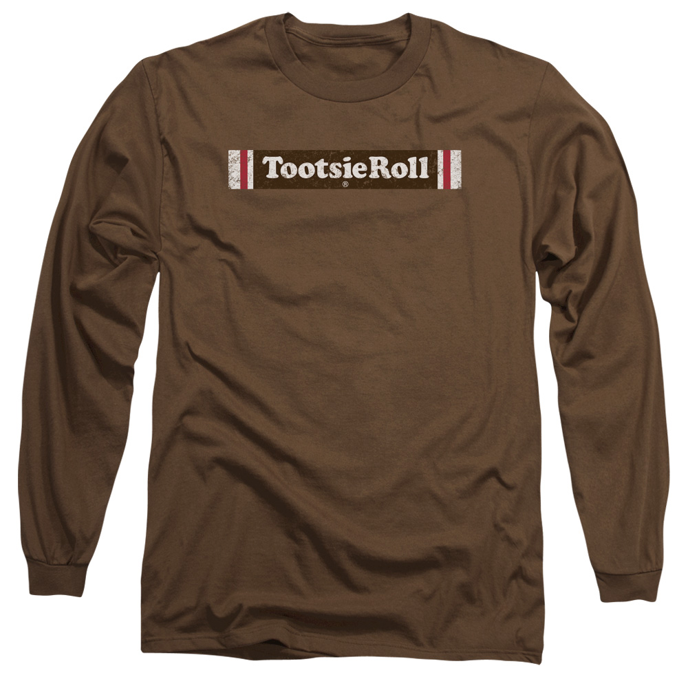 Tootsie Roll Chocolate Candy Tootsie Roll Logo Adult Long Sleeve T-Shirt
