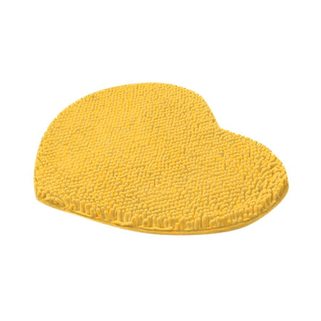 Zpa2#8775 Chenille Heart Shaped Door Mat Bathroom Toilet Living Room Multicolour Z#8775 EI9