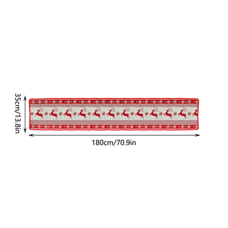 Buodes Room Decorations Christmas Home Decoration Supplies Cloth Tablecloths Creative Christmas Tablecloths