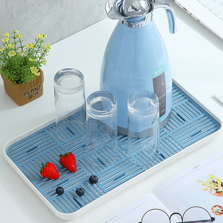Miximx Draining Board  Household Double Layer Dr-ain Tray  Kitchen Fruit and Vegetable Dish Storage Tray  Plastic Tea Tray 0725 Miximx-1136