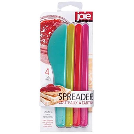 Joie 7  Multi Purpose Spreader Knife 4pc Set - Great for Peanut Butter  Cream Cheese  Icing and More