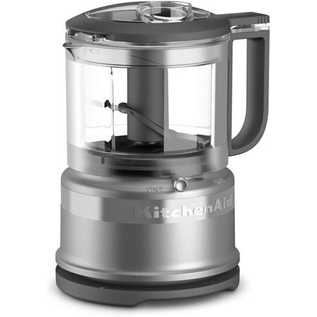 KitchenAid KFC3516CU 3.5 Cup Mini Food Processor  Contour Silver (Used)