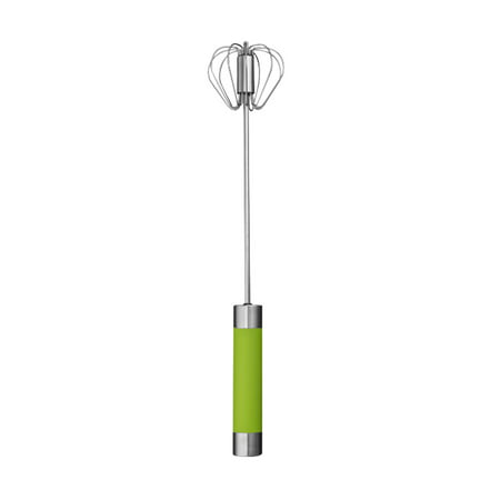 Usupdd Stainless Steel Rotary Whisk 12 Inch Semi-automatic Whisk Press Type Manual Rotary WhiskUsupdd WBB220811-5674