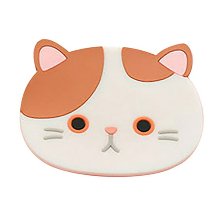 Silicone Cat Pattern Cup Heat Insulation Pad Non-slip Mat Bowl Mat Placemat 08HWC15A#6974 2022 the Hot Silicone Cat Pattern