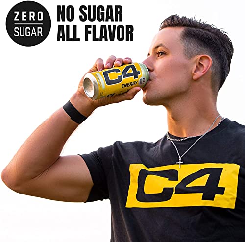 C4 Original Sugar Free Energy Drink | Purple Frost | Pre Workout Performance Drink with No Artificial Colors or Dyes,12 Fl Oz (Pack of 12) thumbnail