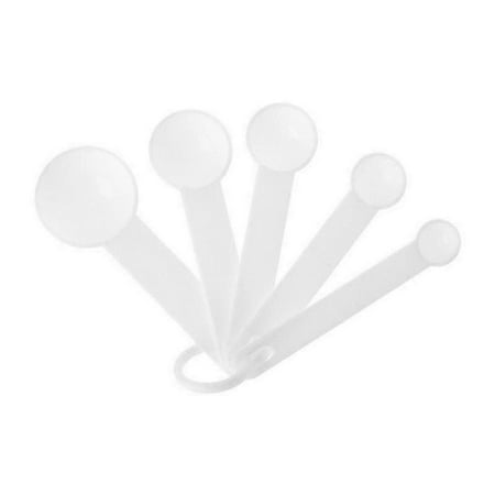 5Pcs/set Measuring Spoon 2022 Newest 5Pcs/set Measuring Spoon for Baking Plastic Teaspoon Tablespoon Utensil Kitchen 8a17b#7681