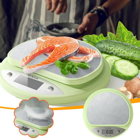 Heart-shaped Digital Food Scale1g/0.1oz Graduation with LCD Display and Tare Function ForCooking Baking - Uscallm Home 2022 a#4973