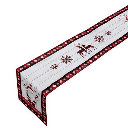 FengLS Christmas Home Decoration Supplies Knitted Fabric Table Runner Creative Christmas Tablecloth 09-Decor-10A#31610 Ideal Gift Christmas Home Decor