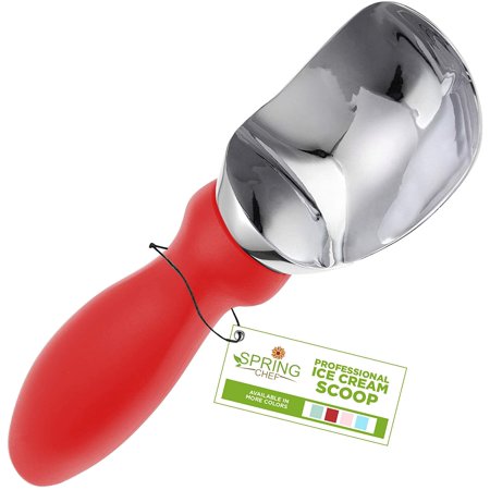 SAYTAY - Ice Cream Scoop  Premium Stainless Steel Ice Cream Spoon  Must-have Kitchen Tool for Gelato  Sorbet and Cookie Dough